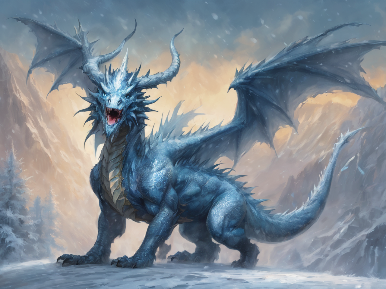 Hargen the Ice Dragon