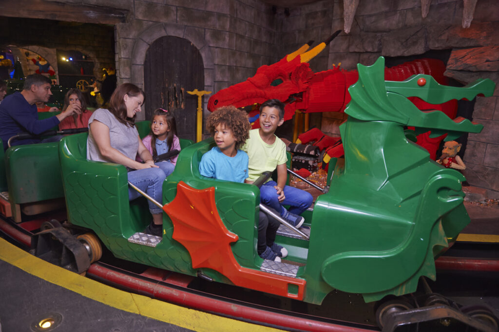 The Dragon Rollercoaster at Legoland Windsor