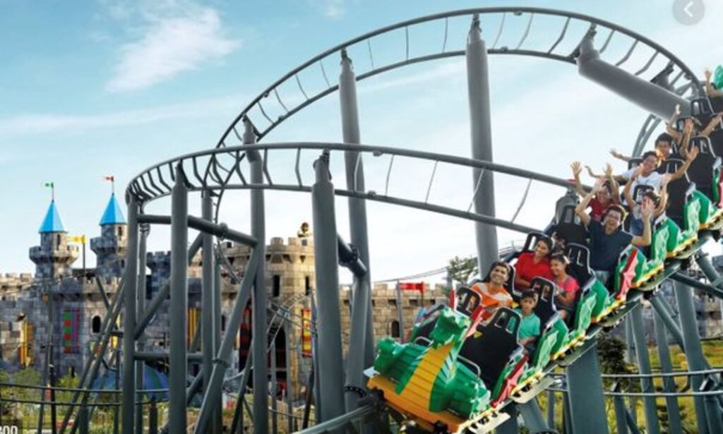 The Dragon Rollercoaster at Legoland Windsor