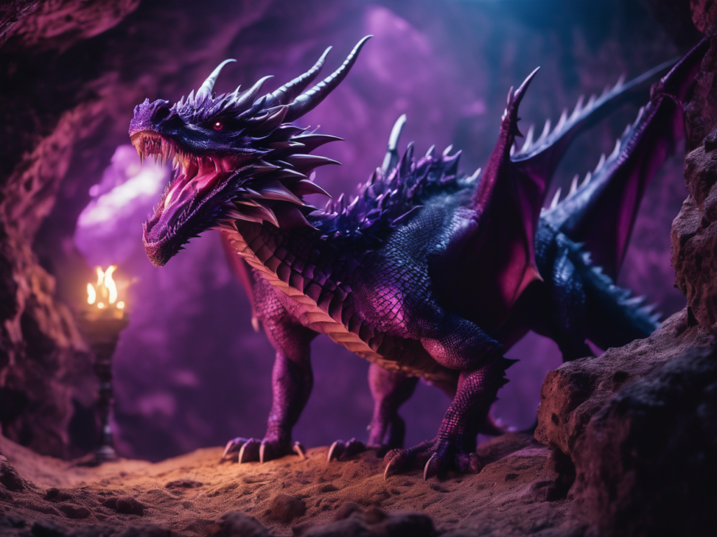 Purple Dragon - Chromatic Dragons